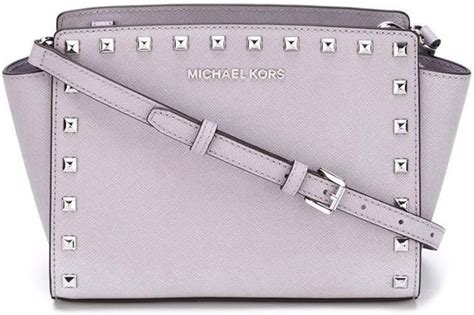 michael kors selma lilac|Michael Kors Selma Studded Mini Messenger .